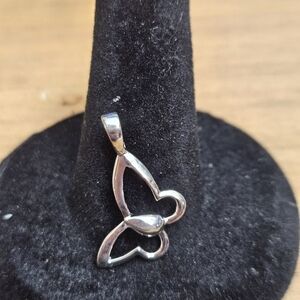 55. 925 Sterling Silver Pendant, Butterfly